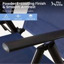 9-Piece Patio Dining Set with Foldable Textilene Chairs Phi Villa