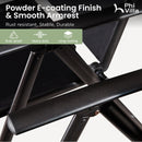 9-Piece Patio Dining Set with Foldable Textilene Chairs Phi Villa