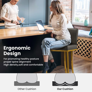 24 Inch Modern PU Leather Counter Stools for Kitchen Island