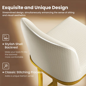 24 Inch Modern PU Leather Counter Stools for Kitchen Island