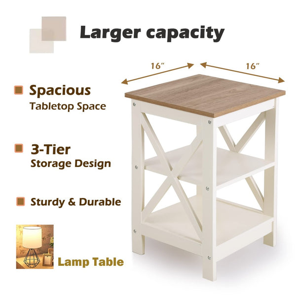 Farmhouse-Inspired Manufactured Wood Coffee Table