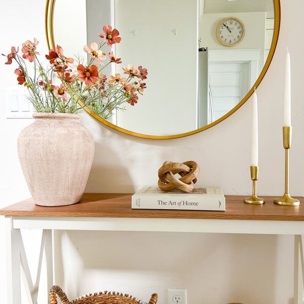 Farmhouse-Inspired Manufactured Wood Coffee Table