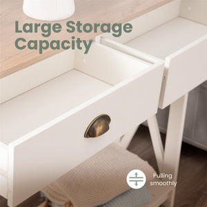 Farmhouse-Inspired Manufactured Wood Coffee Table
