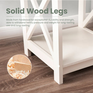 Farmhouse-Inspired Manufactured Wood Coffee Table