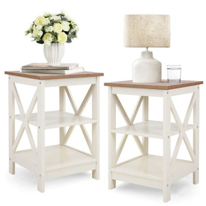 Farmhouse-Inspired Manufactured Wood Coffee Table