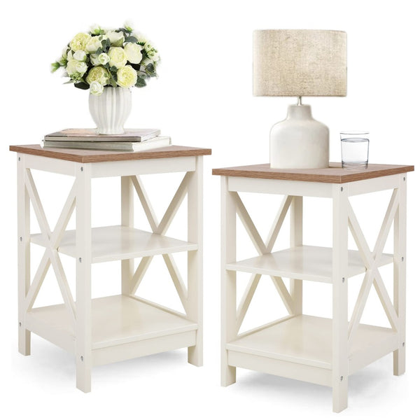 Farmhouse-Inspired Manufactured Wood Coffee Table