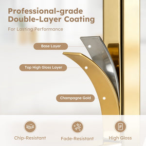 24" Modern PU and Chenille Counter Height Bar Stool, Set of 4