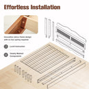 Phi Villa Classic Style Wooden Bed Frame with Rattan Headboard