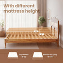 Phi Villa Classic Style Wooden Bed Frame with Rattan Headboard