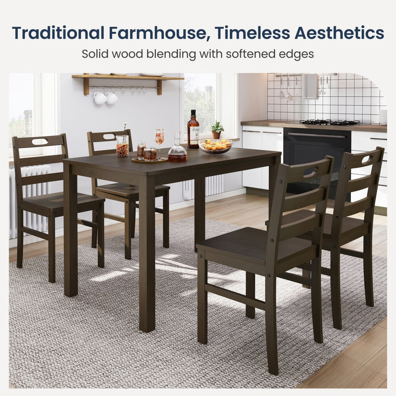 Sophie Series Wooden Dining Room Funiture Set for 4