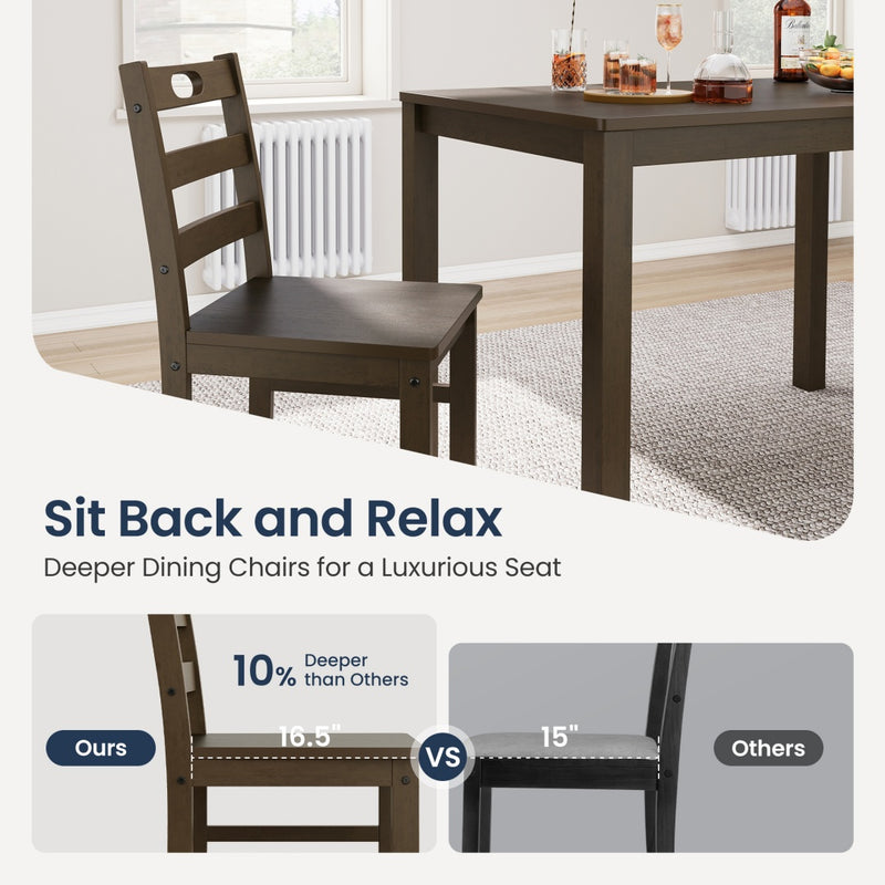 Sophie Series Wooden Dining Room Funiture Set for 4