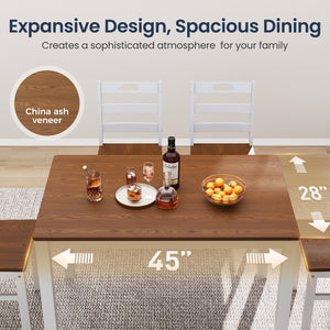 Sophie Wooden Dining Room Funiture Set for 4