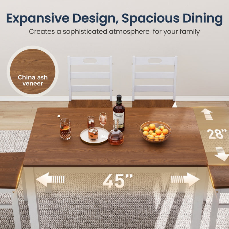 Sophie Series Wooden Dining Room Funiture Set for 4