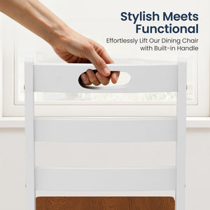 Sophie Wooden Dining Room Funiture Set for 4