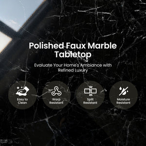 Sophie Wooden Dining Room Funiture Set for 4-Soft Seats