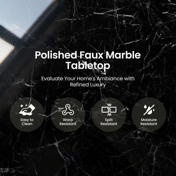 Sophie Wooden Dining Room Funiture Set for 4-Soft Seats