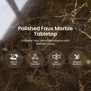 Sophie Wooden Dining Room Funiture Set for 4-Soft Seats