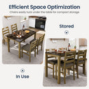Sophie Series Wooden Dining Room Funiture Set for 4