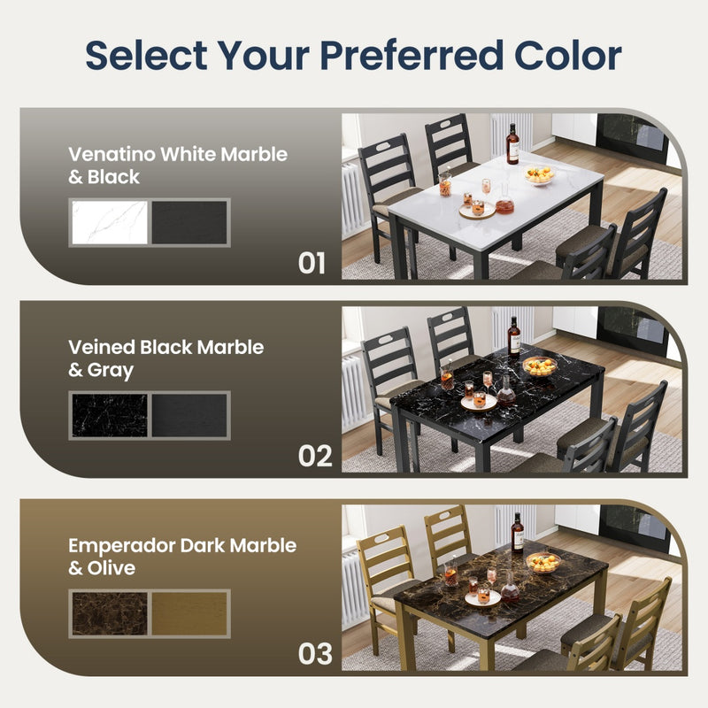 Sophie Series Wooden Dining Room Funiture Set for 4