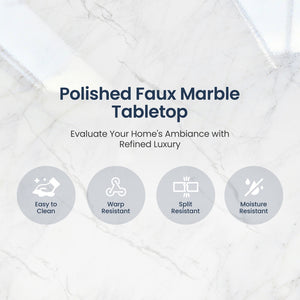 Sophie Wooden Dining Room Funiture Set for 4-Soft Seats