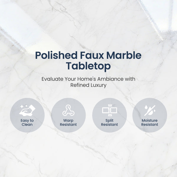 Sophie Wooden Dining Room Funiture Set for 4-Soft Seats