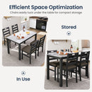 Sophie Series Wooden Dining Room Funiture Set for 4