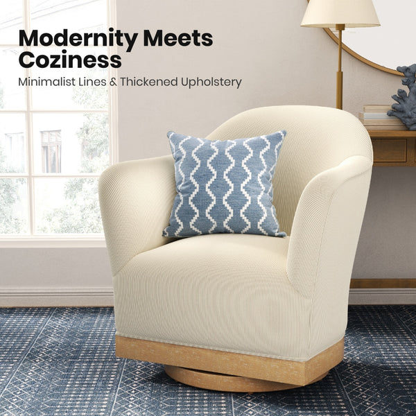 Sorrento Ready-to-use Swivel Lounge Chair for Living Room