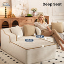 Phi Villa 104" Deluxe Indoor Modular Cloud Sectional Couch Assembly-free Ready-to-use Sofa