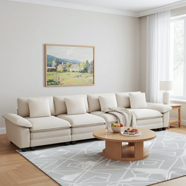 Briar Cloud-like Living Room Modular Sectional Sofa Couch Chenille