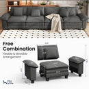 Cloud-like Living Room Sofa Couch Modular Sectional Corduroy Set