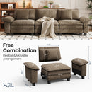 Cloud-like Living Room Modular Sectional Sofa Couch Chenille