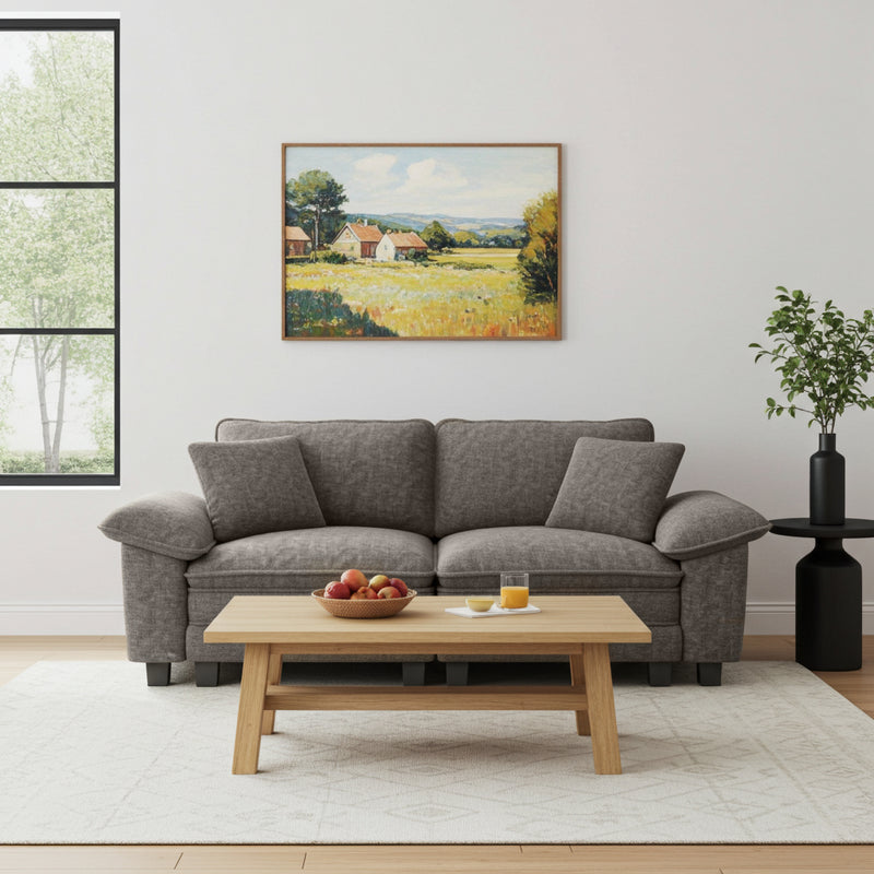 Briar Cloud-like Living Room Modular Sectional Sofa Couch Chenille