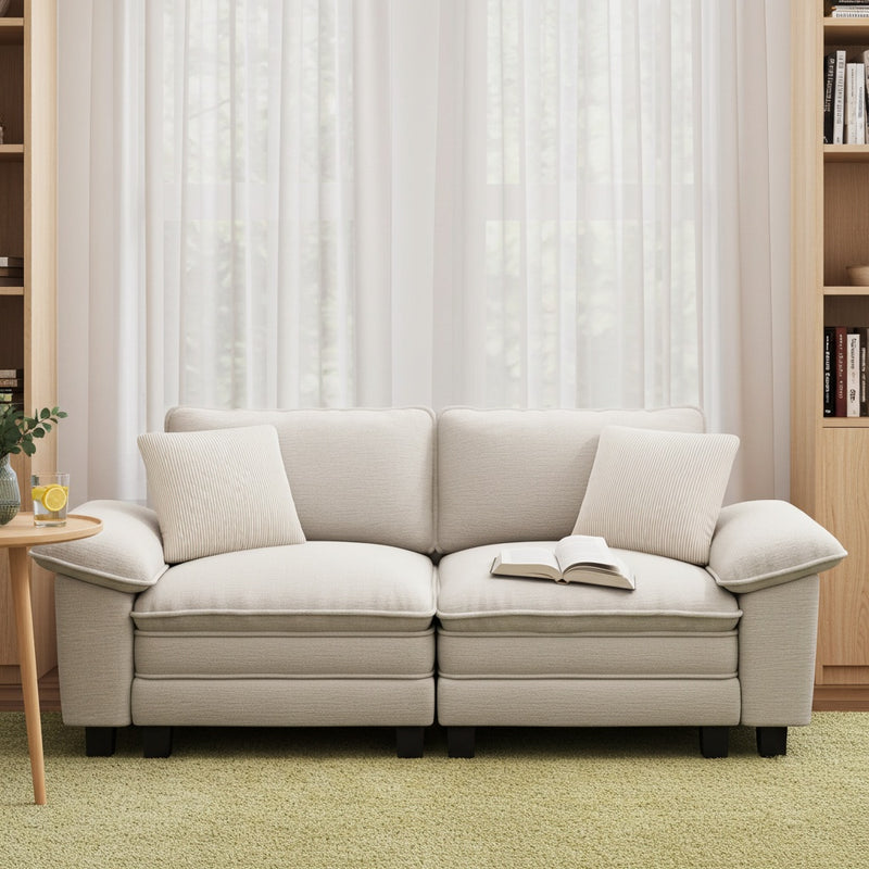 Cloud-like Living Room Modular Sectional Sofa Couch Chenille