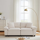 Cloud-like Living Room Sofa Couch Modular Sectional Corduroy Set