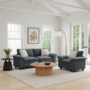 Living Room Sofa Modular Sectional Cloud-like Couch Chenille Large Set