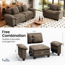 Living Room Sofa Modular Sectional Cloud-like Couch Chenille Large Set