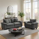 Cloud-like Living Room Sofa Couch Modular Sectional Corduroy Large Set