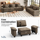 Living Room Sofa Modular Sectional Cloud-like Couch Chenille Large Set