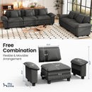 Cloud-like Living Room Sofa Couch Modular Sectional Corduroy Large Set