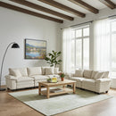 Cloud-like Living Room Sofa Couch Modular Sectional Corduroy Large Set