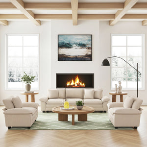 Briar Living Room Sofa Corduroy Cloud-like Couch Modular Sectional Large Set