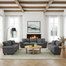 Living Room Sofa Corduroy Cloud-like Couch Modular Sectional Large Set