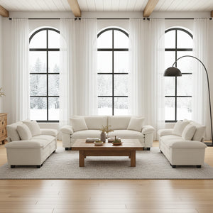 Briar Living Room Sofa Corduroy Cloud-like Couch Modular Sectional Large Set