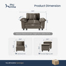 Living Room Chenille Cloud-like Lounge Chair