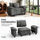 Cloud-like Living Room Lounge Chair Corduroy