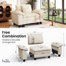 Cloud-like Living Room Lounge Chair Corduroy