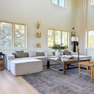 Deluxe Living Room Modular Sectional Sofa Compressed Boneless Couch