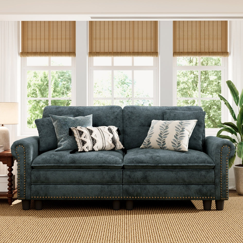 Charleston Velvet-Chenille Living Room Couch
