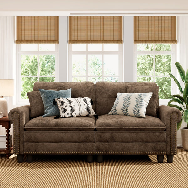 Charleston Velvet-Chenille Living Room Couch