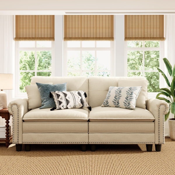 Charleston Velvet-Chenille Living Room Couch